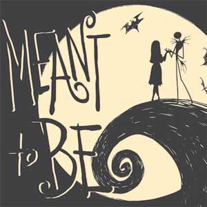 Disney The Nightmare Before Christmas Jack and Sally Meant to Be iPhone 13 Pro Max Clear Case